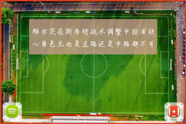 维尔茨在斯洛特战术调整中扮演核心角色无论是左路还是中路都不可或缺